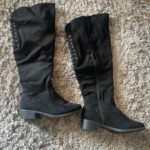 Knee High Suede Boots